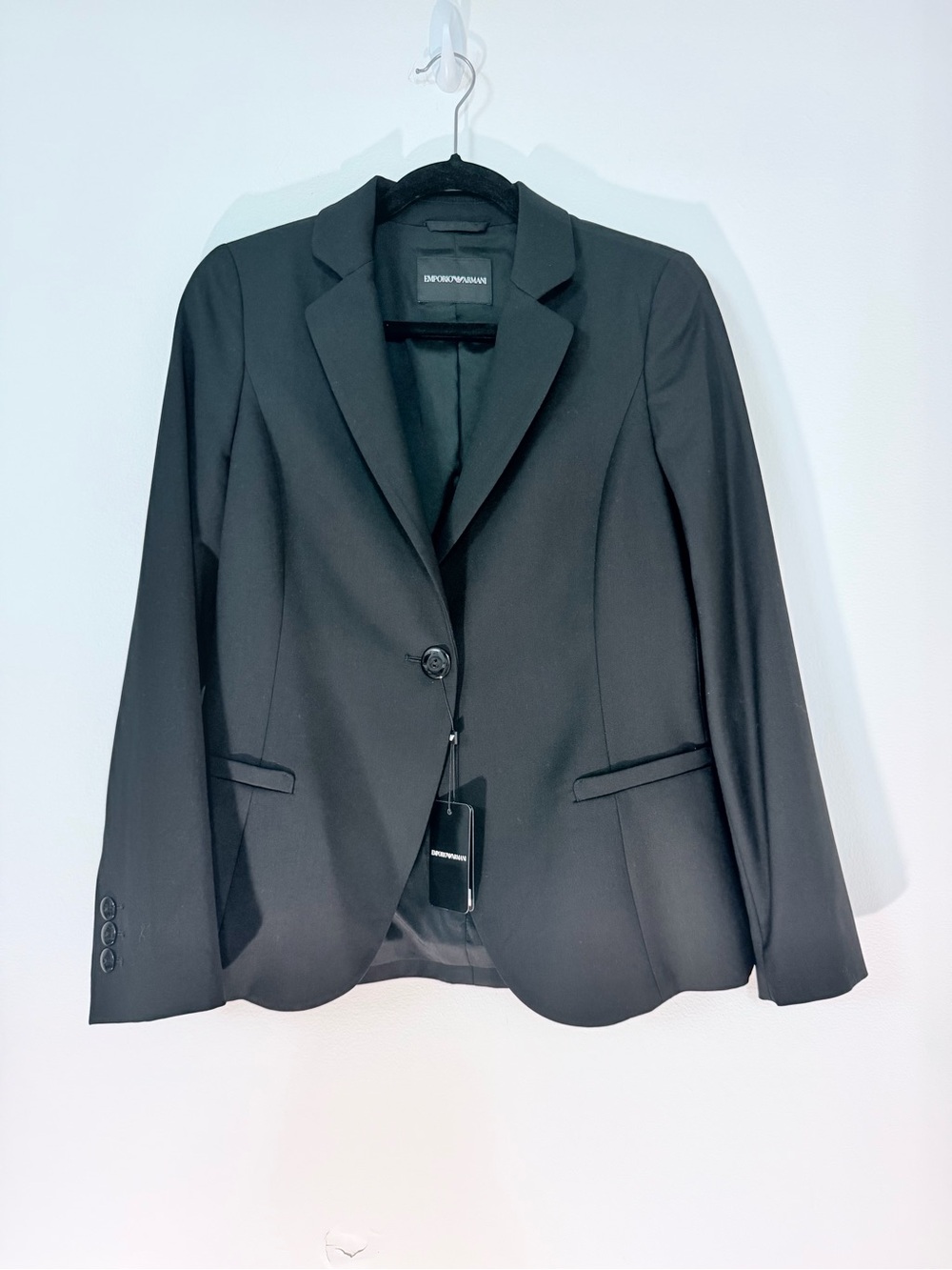 Emporio Armani Black Tailored Women's Blazer